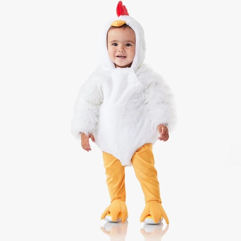 Baby Chicken Costume Halloween Fall Baby Infant Size 0-6 Months